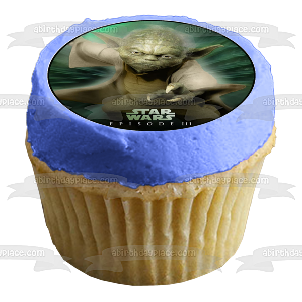 Star Wars Darth Vader Anakin Skywalker Yoda Imágenes comestibles para cupcakes ABPID09027 