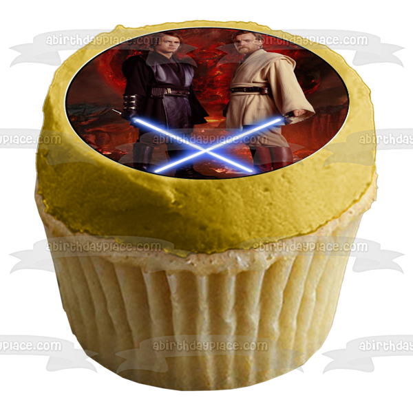 Star Wars Darth Vader Anakin Skywalker Yoda Imágenes comestibles para cupcakes ABPID09027 