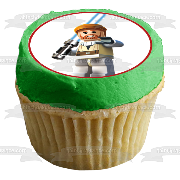 Imágenes comestibles para decoración de cupcakes de LEGO Star Wars Darth Vader Storm Trooper Yoda ABPID09033 