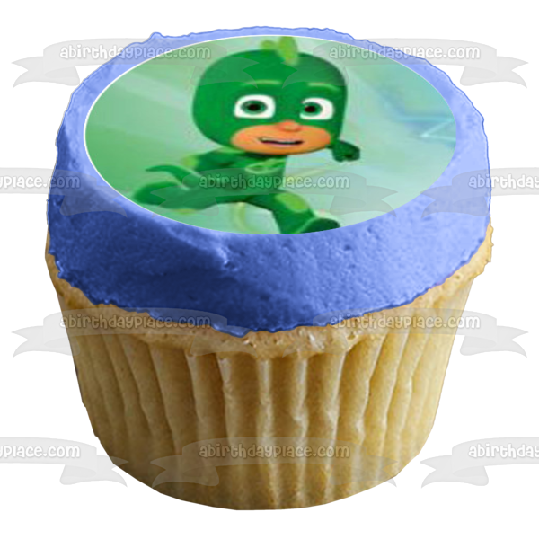 Pj Masks Cat Boy Gekko Owlette Edible Cupcake Topper Images ABPID11414