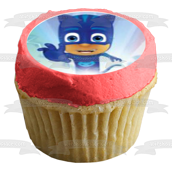 Pj Masks Cat Boy Gekko Owlette Edible Cupcake Topper Images ABPID11414