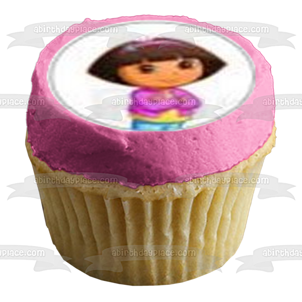 Dora the Explorer Boots Tico Backpack Map Edible Cupcake Topper Images ABPID12196