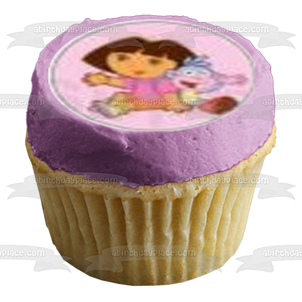 Dora the Explorer Boots Tico Backpack Map Edible Cupcake Topper Images ABPID12196