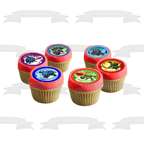 Skylanders Stealth Health Spyro Warnado Imágenes comestibles para cupcakes ABPID12207 