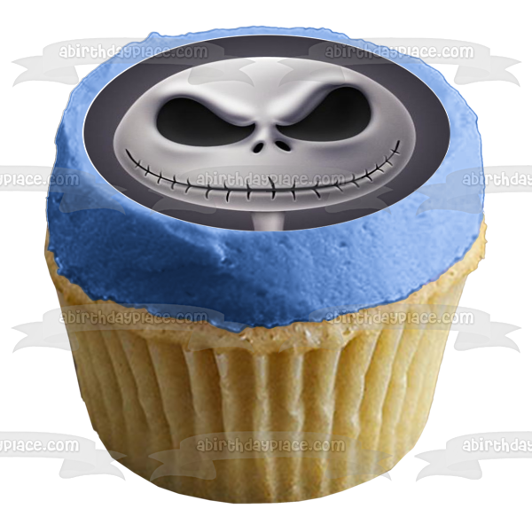 Pesadilla antes de Navidad Jack Skellington Sally Oogie Boogie Imágenes comestibles para cupcakes ABPID12477 