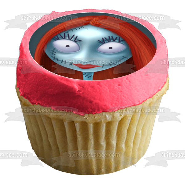 Pesadilla antes de Navidad Jack Skellington Sally Oogie Boogie Imágenes comestibles para cupcakes ABPID12477 