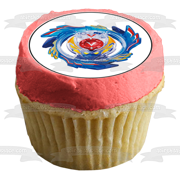 Beyblade Burst Let It Rip Fang Leone Phantom Orion Edible Cupcake Topper Images ABPID14773