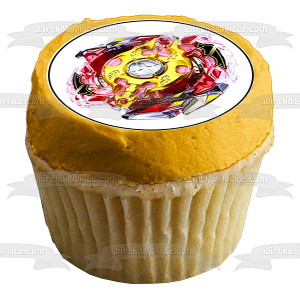 Beyblade Burst Let It Rip Fang Leone Phantom Orion Edible Cupcake Topper Images ABPID14773