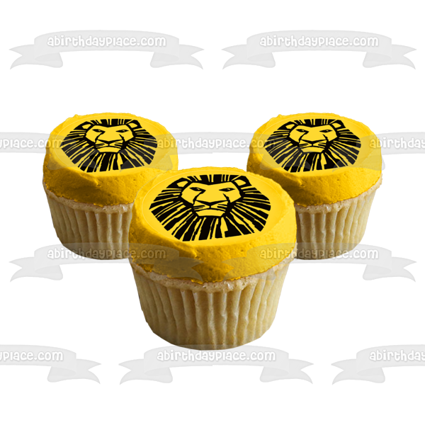 Disney El Rey León Broadway Musical Mufasa Imágenes comestibles para cupcakes ABPID14774 