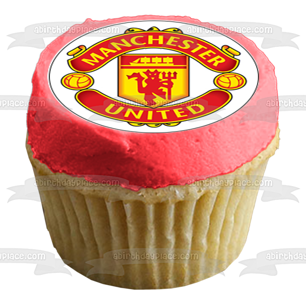 Soccer Club Logos Football Club Barcelona Chelsea Football Club Manchester United Edible Cupcake Topper Images ABPID14779