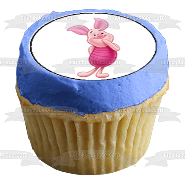 Disney Winnie the Pooh Eeyore Piglet Tigger Edible Cupcake Topper Images ABPID27340