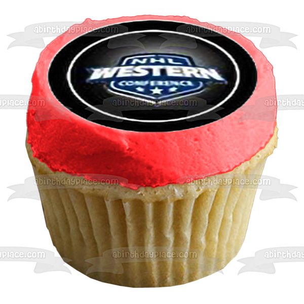 NHL National Hockey League Logos New York Rangers Toronto Maple Leafs New Jersey Devils Edible Cupcake Topper Images ABPID27603