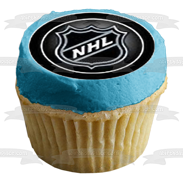 NHL National Hockey League Logos New York Rangers Toronto Maple Leafs New Jersey Devils Edible Cupcake Topper Images ABPID27603