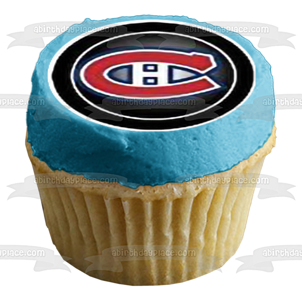 NHL National Hockey League Logos New York Rangers Toronto Maple Leafs New Jersey Devils Edible Cupcake Topper Images ABPID27603