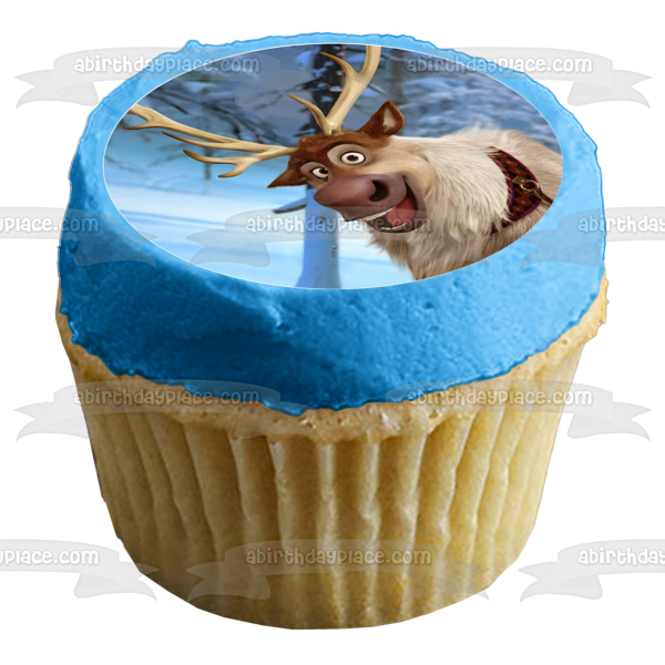 Disney Frozen Anna Elsa Olaf Sven Imágenes comestibles para cupcakes ABPID27800 