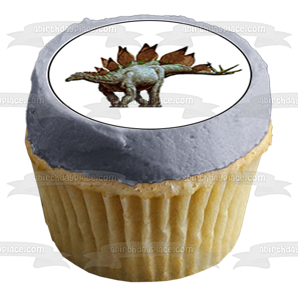 Dinosaurs Tyrannosaurus Rex Triceratops Stegosaurus Edible Cupcake Topper Images ABPID14798