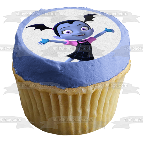 Disney Vampirina Gregoria Mr. Hauntly Mrs. Hauntly Edible Cupcake Topper Images ABPID14802