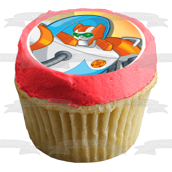 Transformers Rescue Bots Optimus Prime Heatwave Boulder Blades Imágenes comestibles para cupcakes ABPID14808 