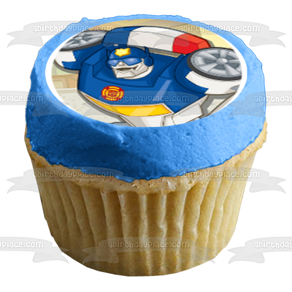 Transformers Rescue Bots Optimus Prime Heatwave Boulder Blades Imágenes comestibles para cupcakes ABPID14808 