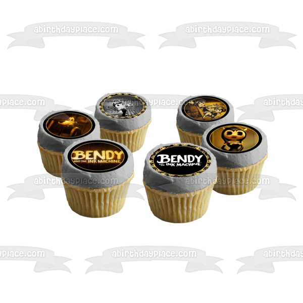 Bendy and the Ink Machine Cupcakes Edible Cupcake Topper Images ABPID50317