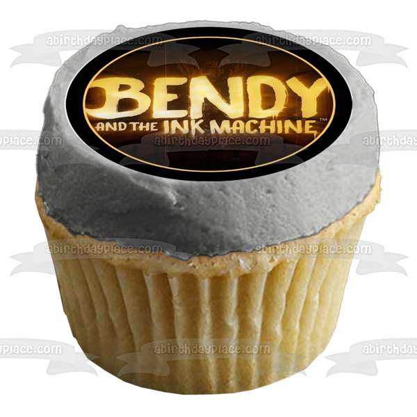 Bendy and the Ink Machine Cupcakes Edible Cupcake Topper Images ABPID50317