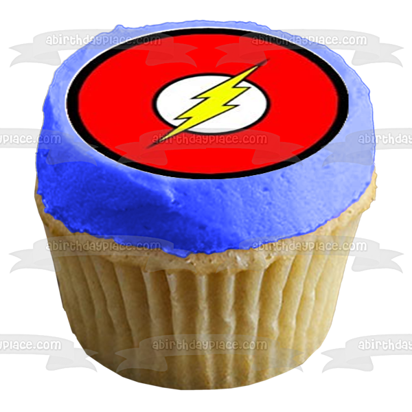 Logotipos de superhéroes DC Marvel Iron Man Spider-Man Super Man Thor the Flash Green Lantern Capitán América Batman Edible Cupcake Topper Imágenes ABPID50389 