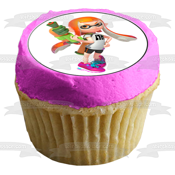 Splatoon Inklings Personajes 24 unidades Cupcakes Imágenes comestibles para cupcakes ABPID50409 