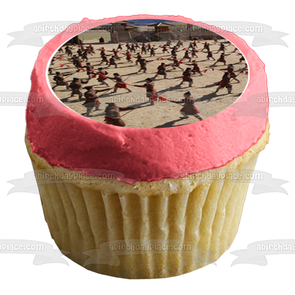 Imágenes comestibles para cupcakes de la película Mulan 