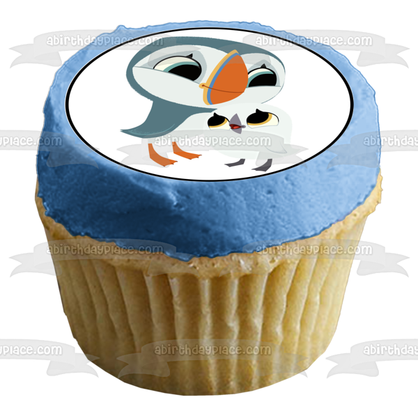 Puffin Rock Oona Baba Edible Cupcake Topper Images ABPID14826