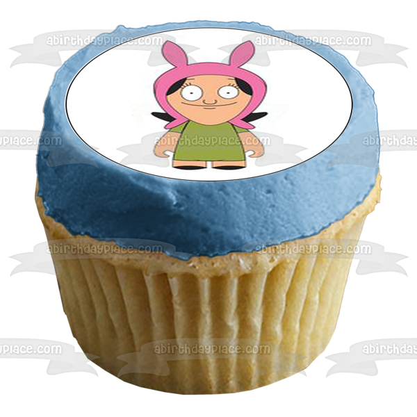 Bobs Burgers Tina Louise Gene Belcher Linda Edible Cupcake Topper Images ABPID14831