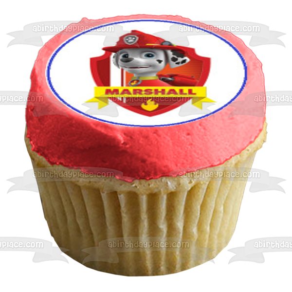 Paw Patrol Chase Rubble Zuma Rocky Skye Marshall Edible Cupcake Topper Images ABPID50501