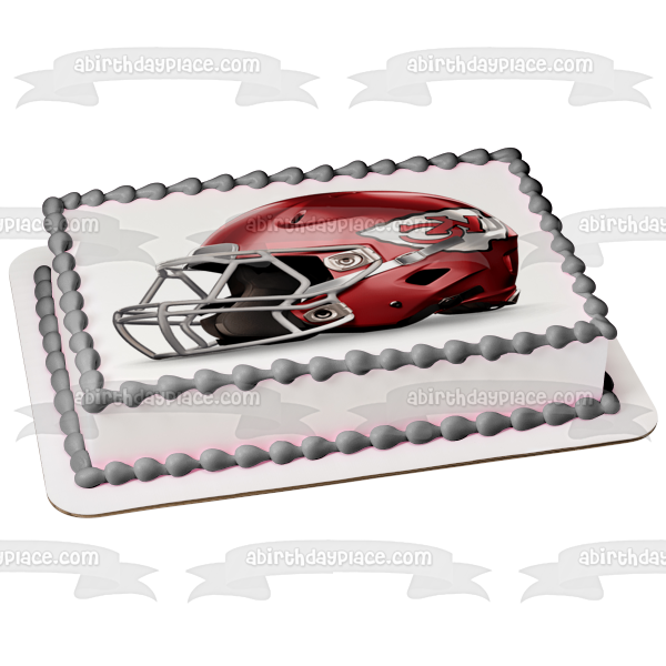 Imagen comestible para decoración de tarta con casco de los Kansas City Chiefs ABPID53613 