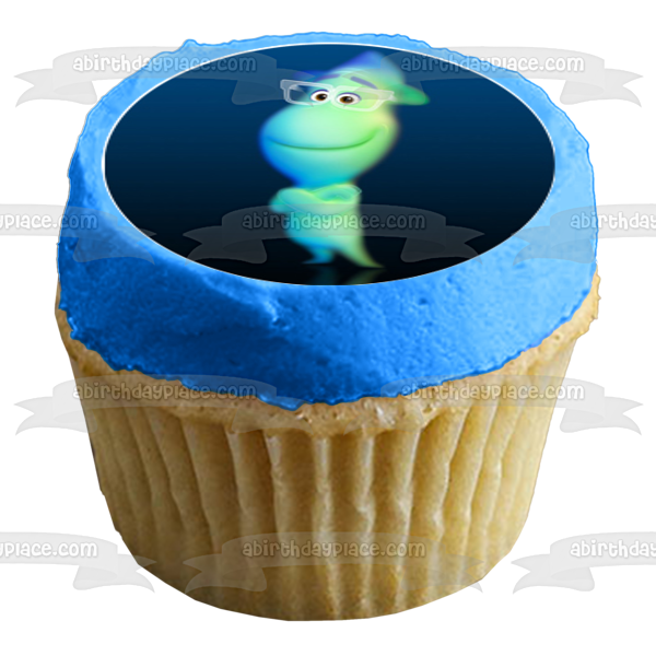 Soul Movie Disney Pixar 22 Joe Fondo azul 24 hojas comestibles Cupcake Topper Imágenes ABPID50524 