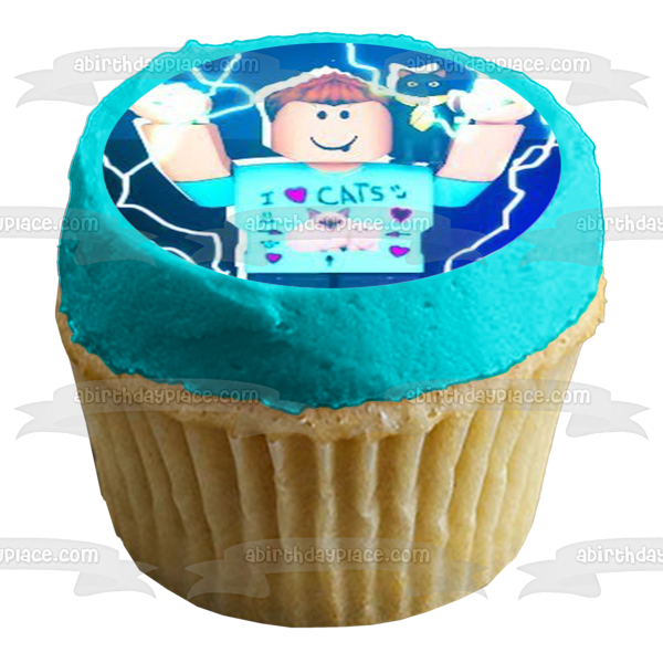 Roblox Assorted Avatar Skins Edible Cupcake Topper Images ABPID14838