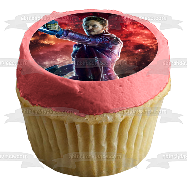 Guardianes de la Galaxia Gamora Star-Lord Thanos Nebulosa Mapache Yondu Imágenes comestibles para cupcakes ABPID14846 