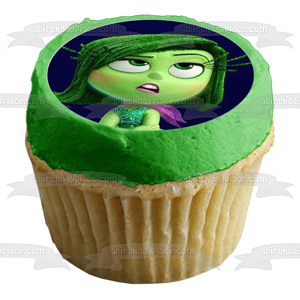 Inside Out Alegría Tristeza Disgusto Miedo Ira Imágenes comestibles para cupcakes ABPID14849 