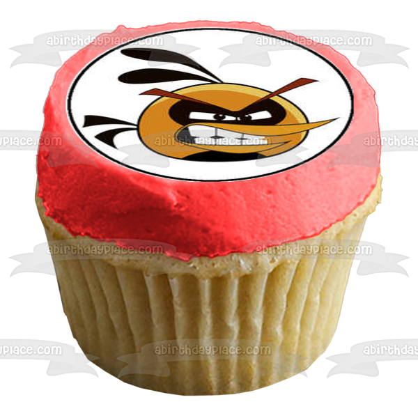 Angry Birds Red Pink the Blues Chuck Bomb Matilda Hal Stella y el pájaro morado Imágenes comestibles para cupcakes ABPID03640 