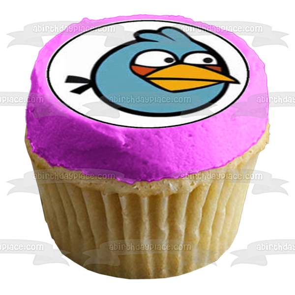 Angry Birds Red Pink the Blues Chuck Bomb Matilda Hal Stella y el pájaro morado Imágenes comestibles para cupcakes ABPID03640 