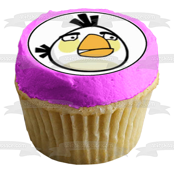 Angry Birds Red Pink the Blues Chuck Bomb Matilda Hal Stella y el pájaro morado Imágenes comestibles para cupcakes ABPID03640 