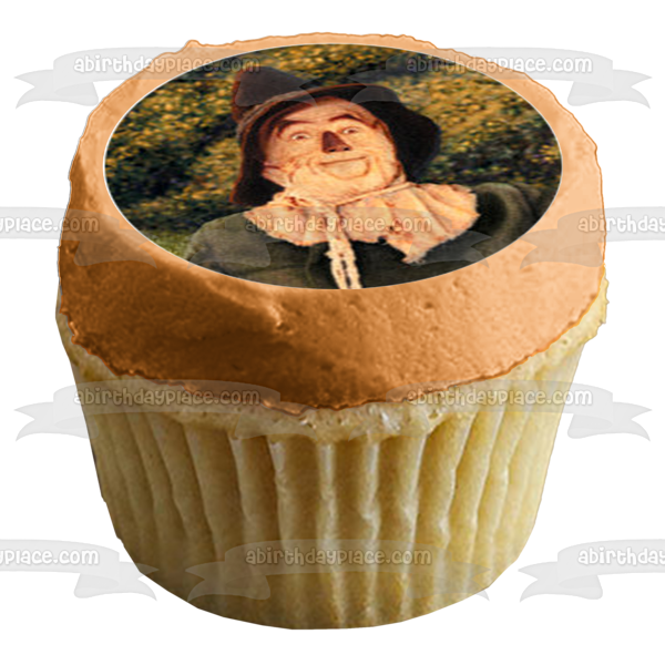 Mago de Oz Espantapájaros Hombre de hojalata Dorothy León cobarde Imágenes comestibles para cupcakes ABPID14851 