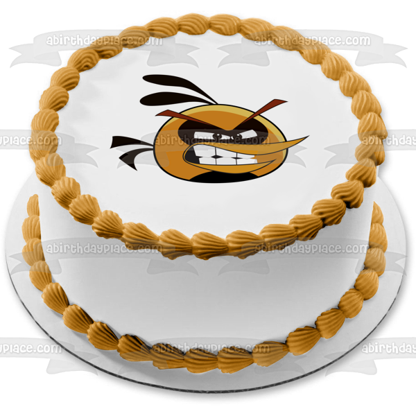 Angry Birds Chet the Brown Bird Edible Cake Topper Image ABPID07522