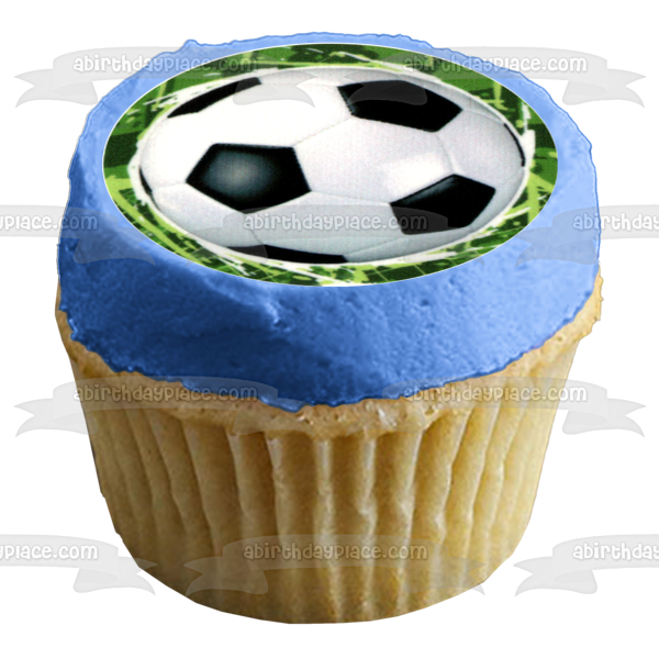 Sports Balls Soccer Football Baseball Basketball Edible Cupcake Topper Images ABPID14874