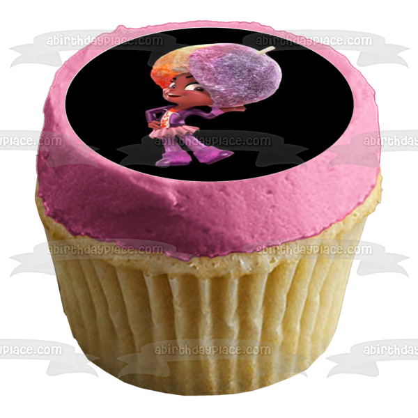 Wreck It Ralph Vanellope Candlehead Taffyta Muttonfudge Snowanna Rainbeau Edible Cupcake Topper Images ABPID14875