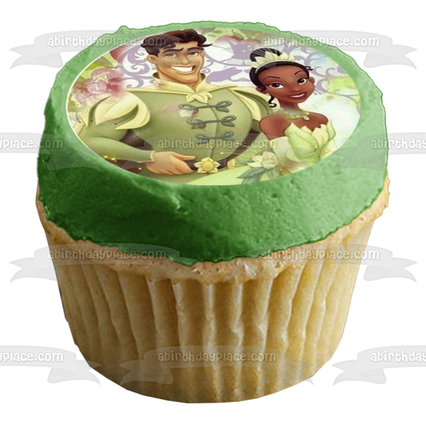 The Princess and the Frog Disney Tiana Naveen Louis 12 Count Cupcake Toppers Edible Cupcake Topper Images ABPID53492