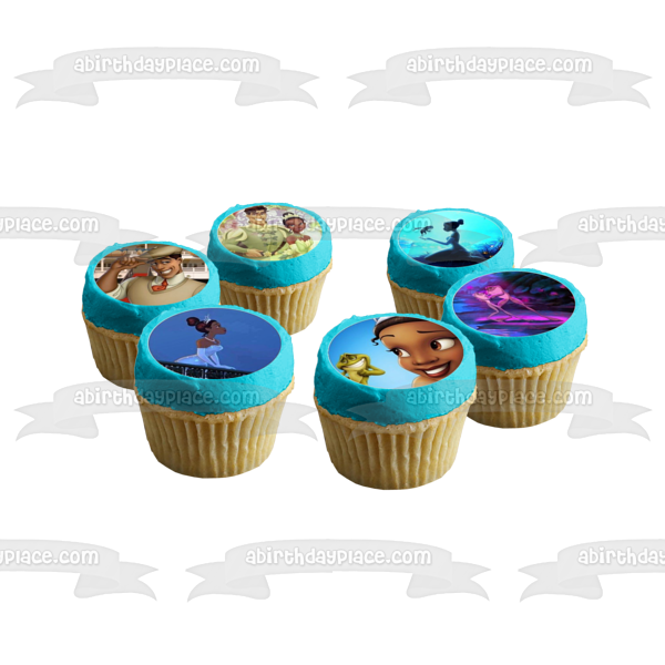 The Princess and the Frog Disney Tiana Naveen Louis 12 Count Cupcake Toppers Edible Cupcake Topper Images ABPID53492