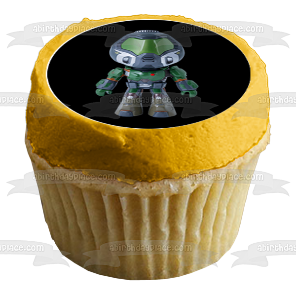 Doom Little Doomguy Arch-Vile 12ct Edible Cupcake Topper Images ABPID51145