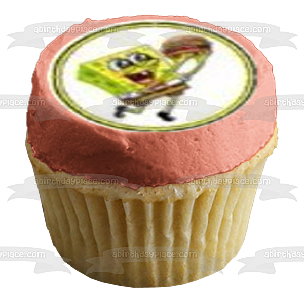 SpongeBob SquarePants Patrick Sandy Krabby Patty Edible Cupcake Topper Images ABPID51340