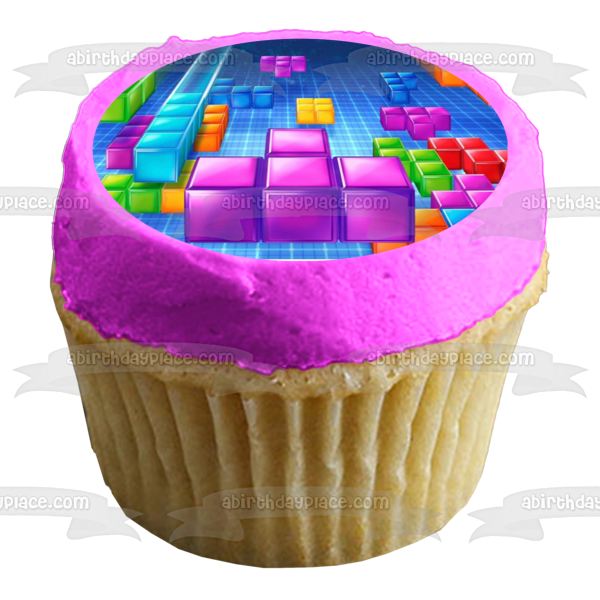 Imagen comestible para decoración de tarta Tetris Ultimate ABPID00058 