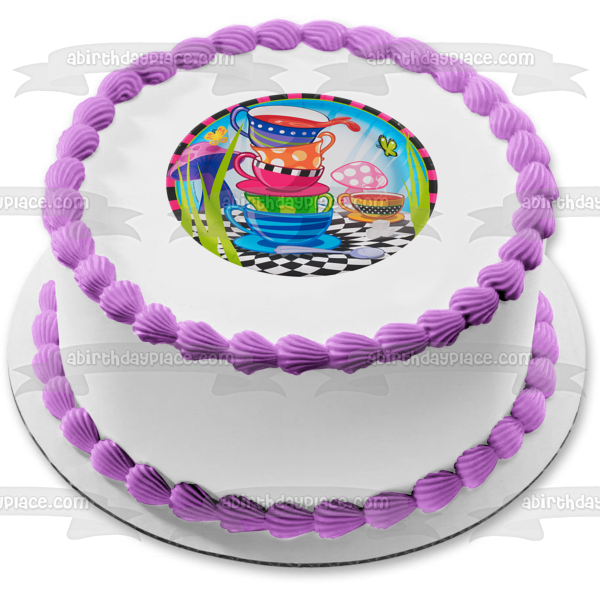 Alice in Wonderland - Edible Cake Topper, Cupcake Toppers, Strips – Edible  Prints On Cake (EPoC)