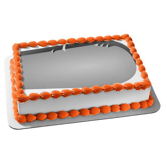 Happy Halloween Grey Tombstone Edible Cake Topper Image ABPID00619